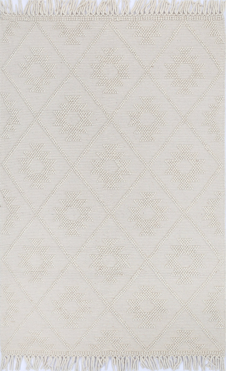Diego Tribal Beige Wool Rug