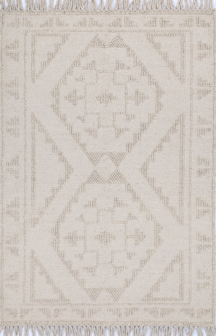 Diego Ornamental Brown Wool Rug