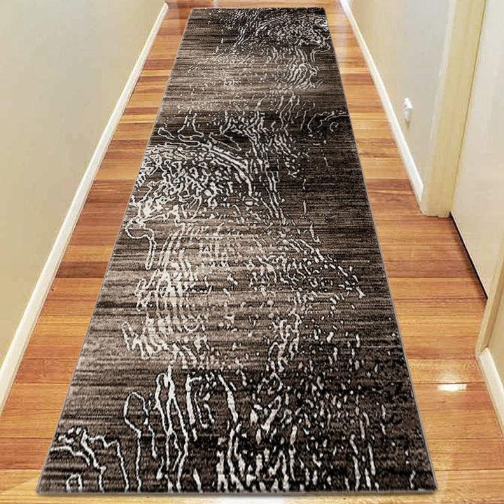 Wish 3445 Brown Hallway Runner