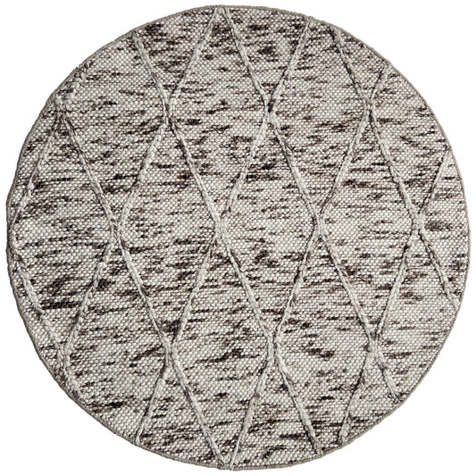 Ombre Natural Round Rug