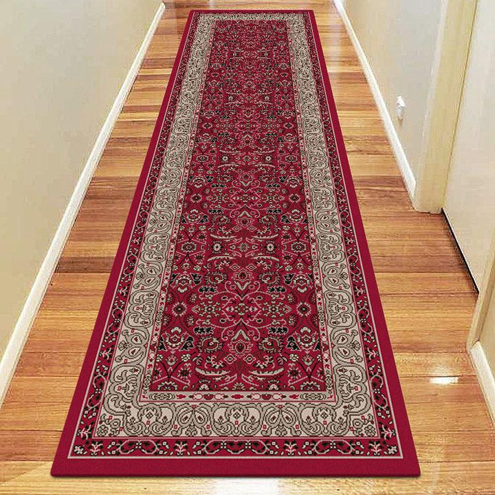 Descent 6881 Red Hallway Runner