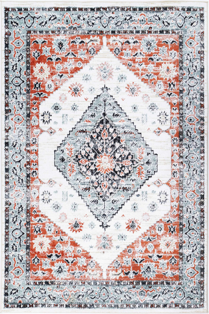 Estate Traditional Cream Terracotta Rug