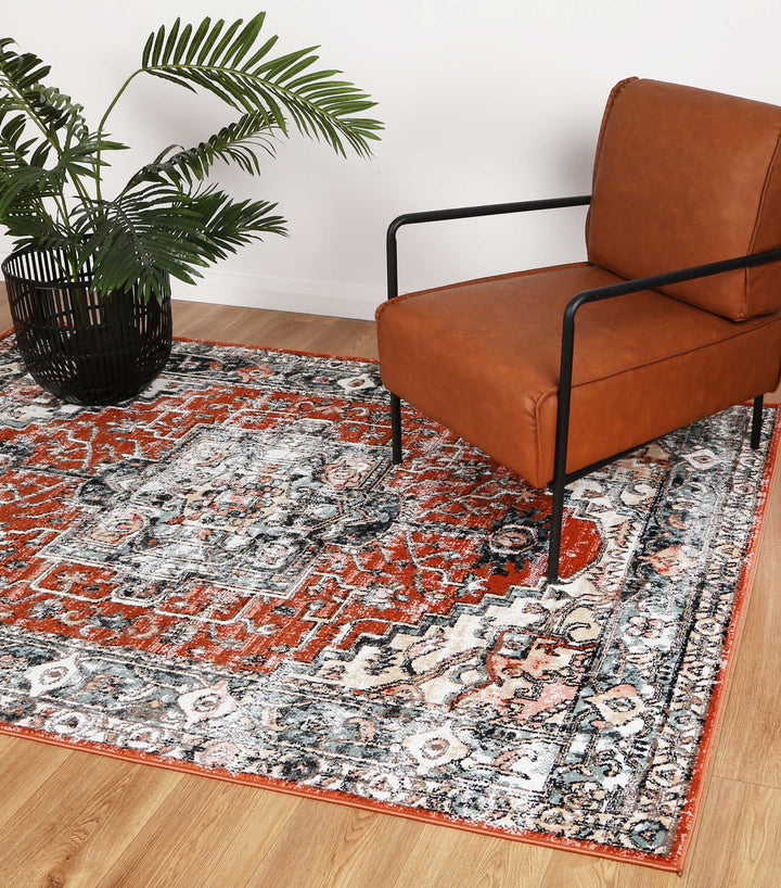 Estate Traditional Terracotta Rug