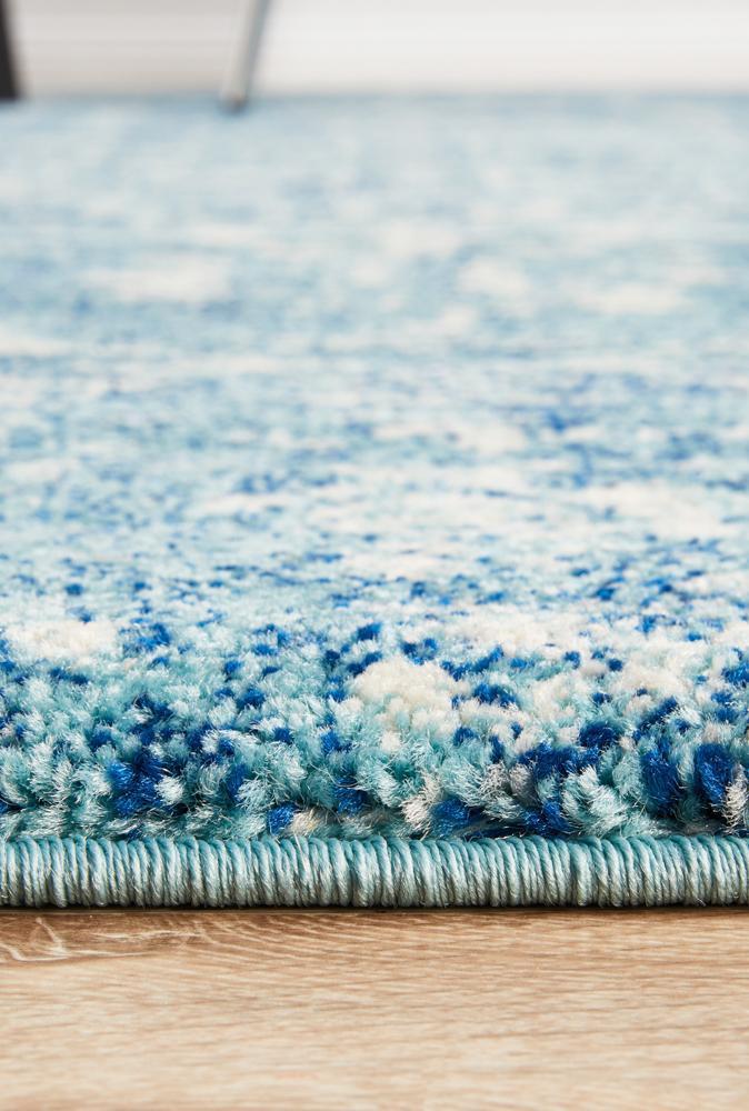 Evoke Muse Blue Transitional Rug