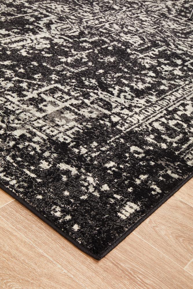 Evoke Scape Charcoal Transitional Rug