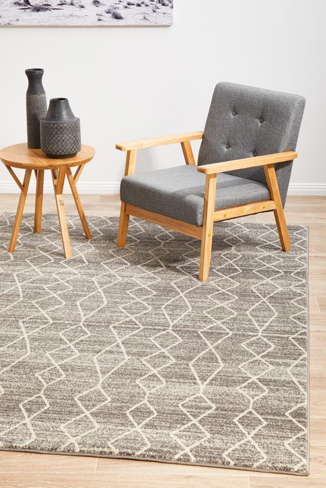 Evoke Remy Silver Transitional Rug