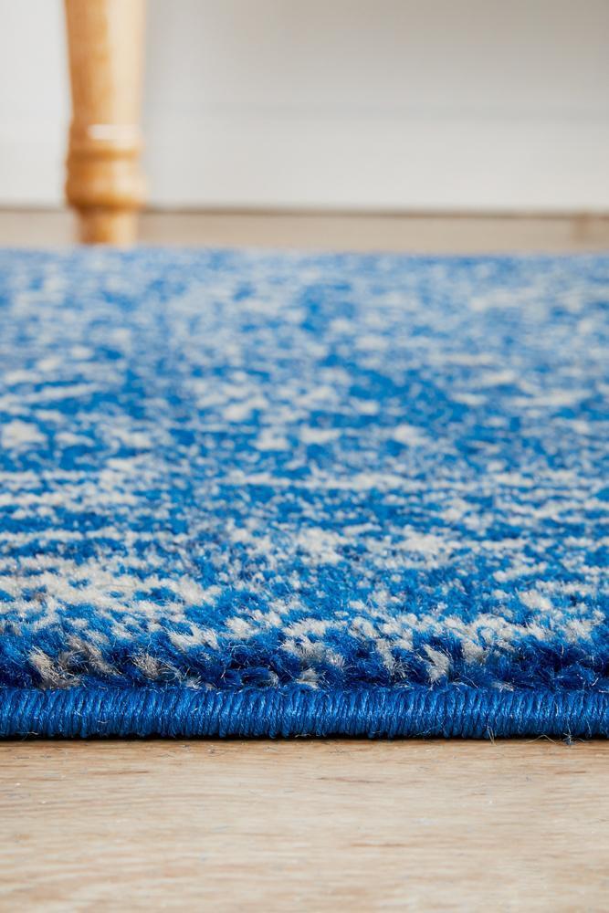 Evoke Artist Navy Transitional Runner Rug