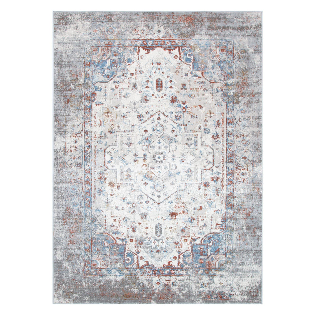 Expressions Grey Multi Contemporary Rug