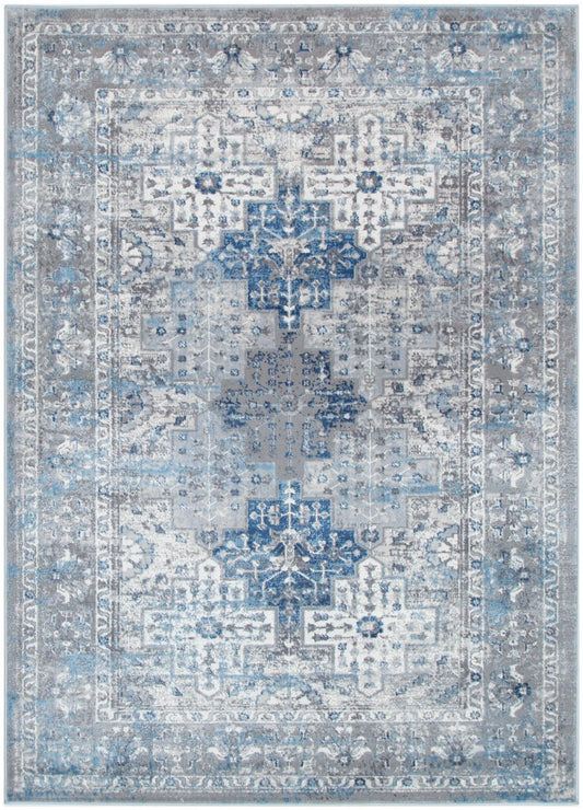 Expressions Navy Blue Oriental Rug