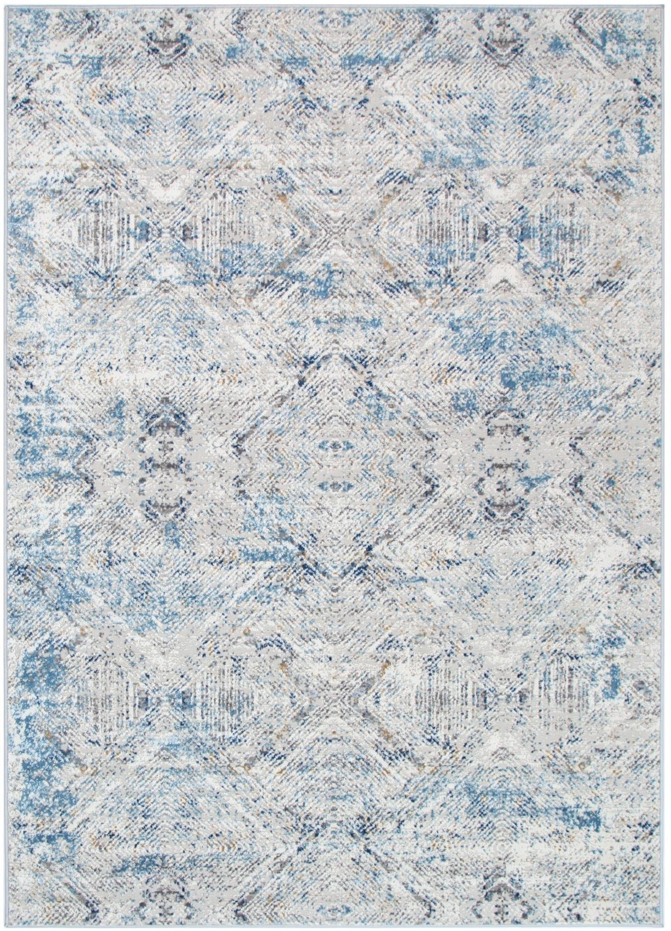 Expressions Navy Blue Ikat Rug Rugs N More