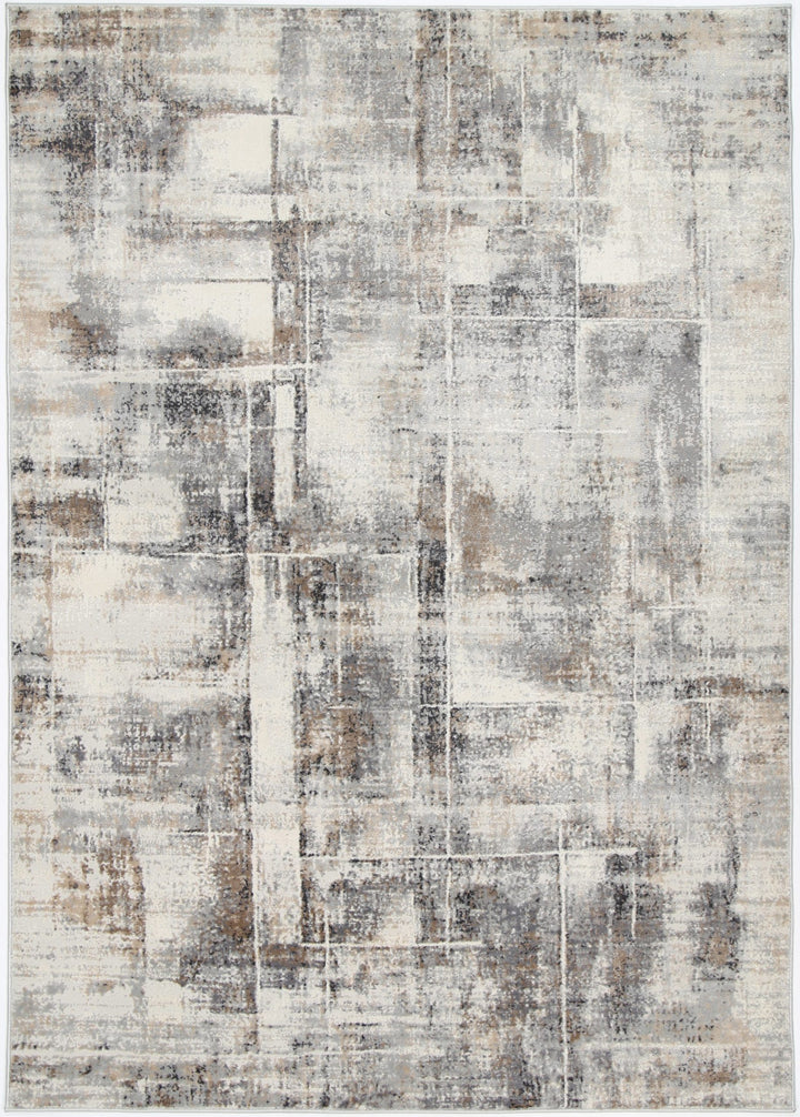 Expressions Beige Grey Modern Rug