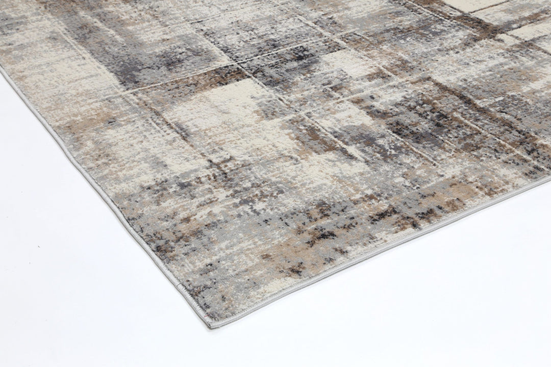 Expressions Beige Grey Modern Rug