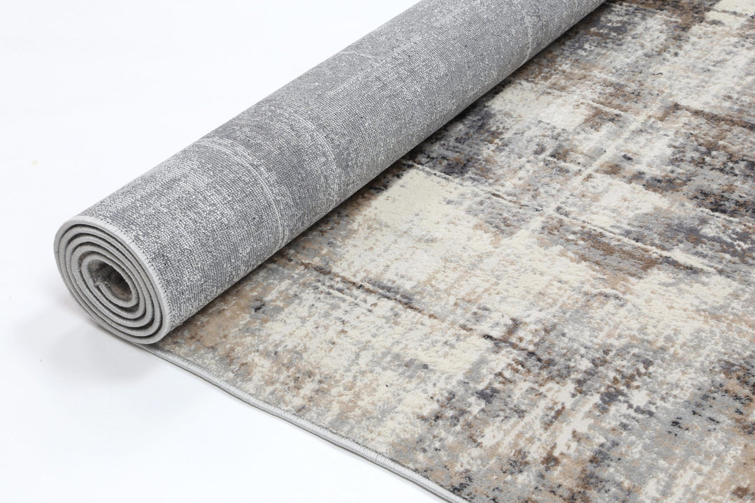 Expressions Beige Grey Modern Rug