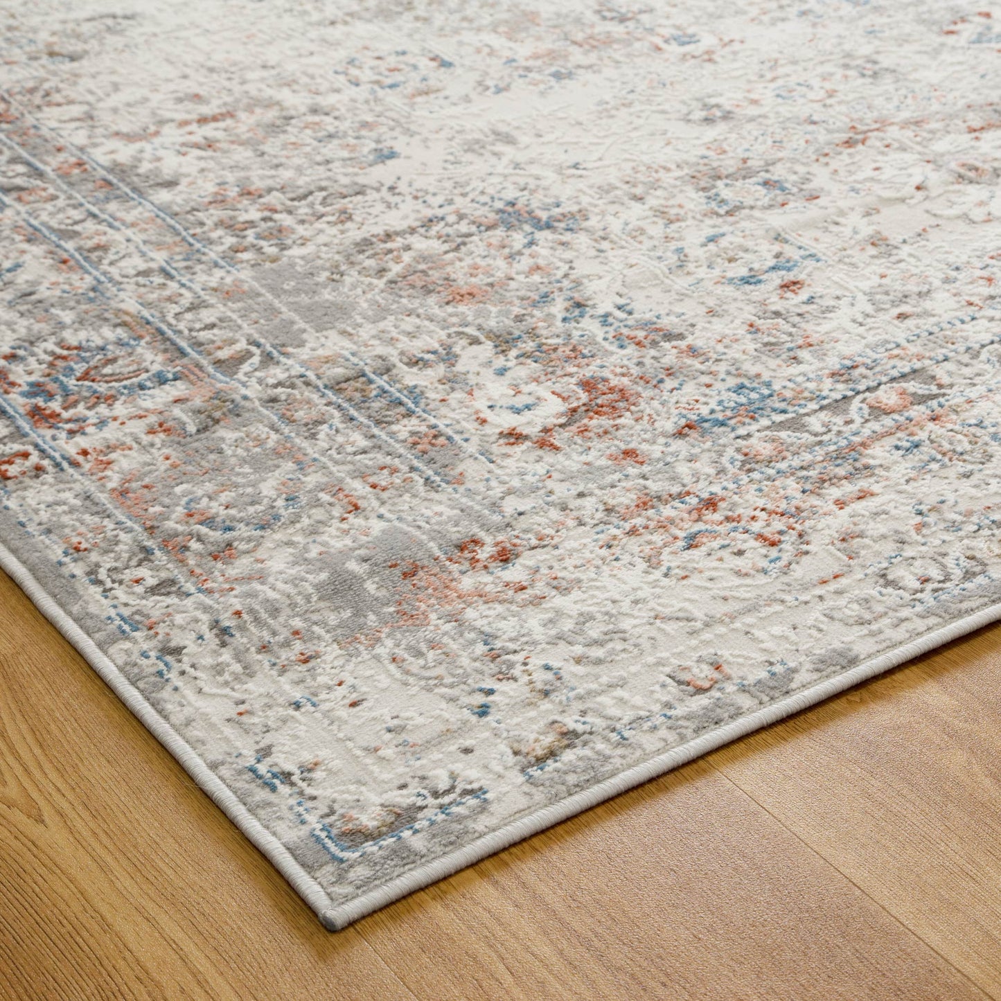 Expressions Multi Grey Contemporary Rug