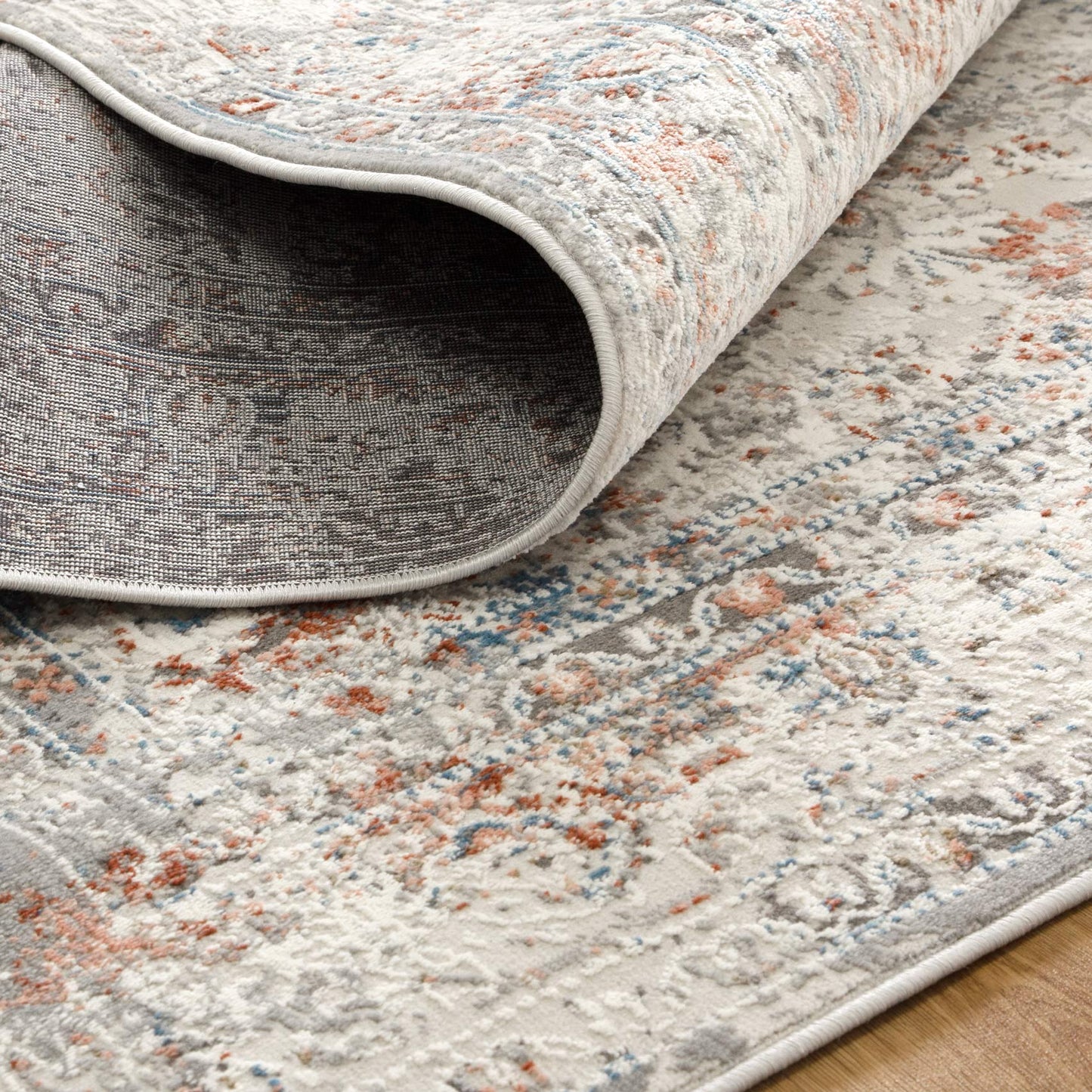 Expressions Multi Grey Contemporary Rug