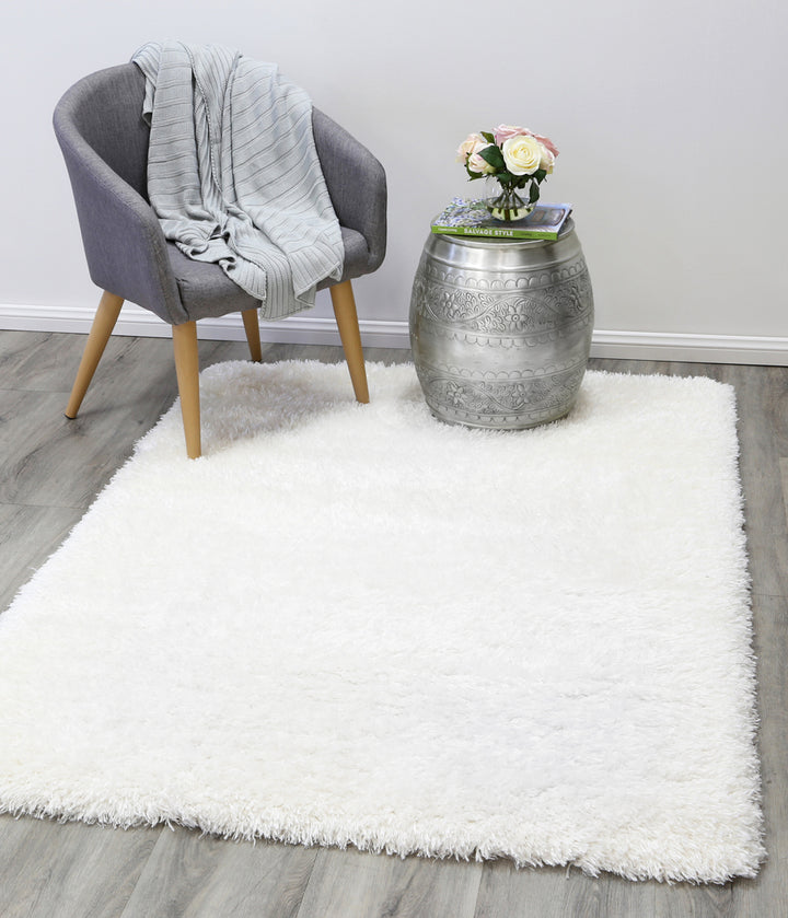 Flokati Shag Rug White