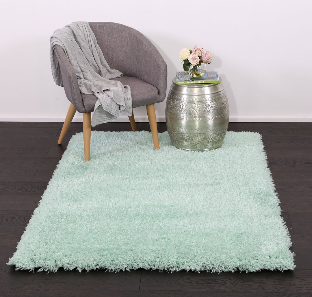 Flokati Shag Rug Light Blue