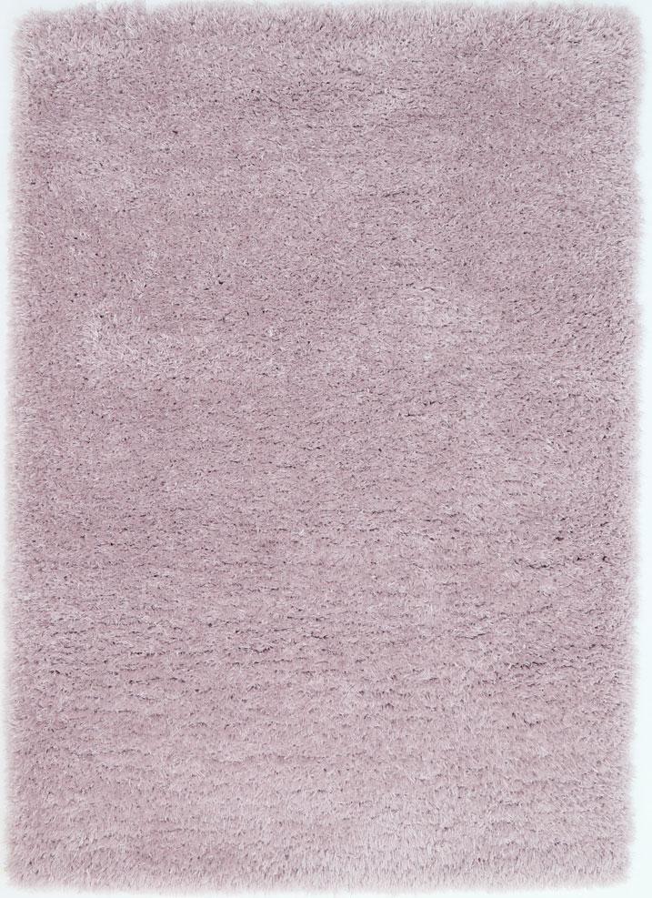 Flokati Shag Rug Light Pink Round