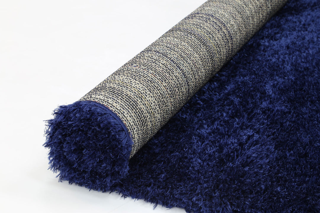 Flokati Shag Rug Navy