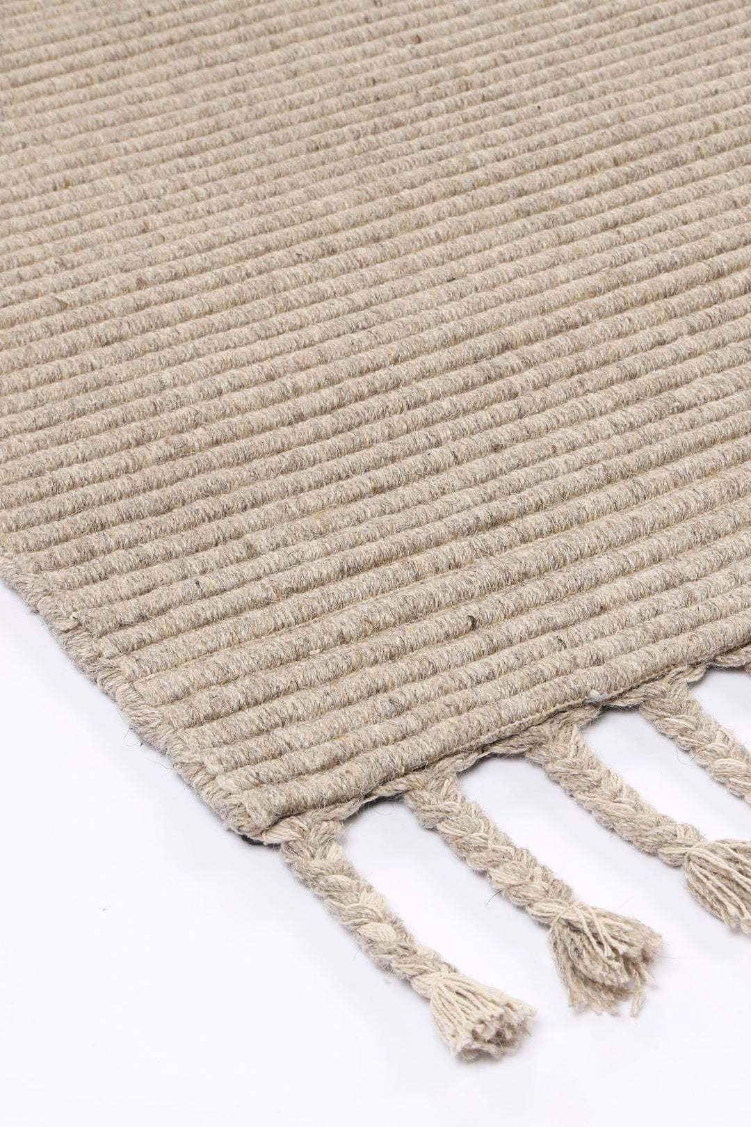 Goa Modern Wool Ash Rug Hallway Runner