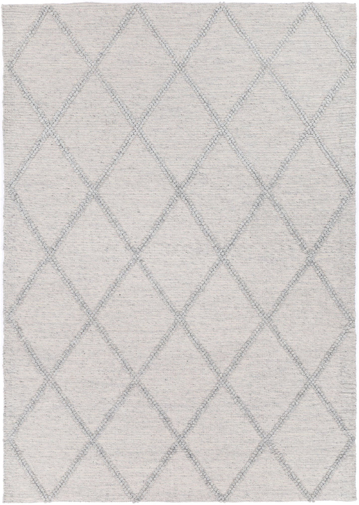 Goa Diamond Braided Grey Rug Hallway Runner