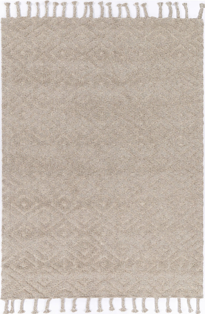 Goa Plush Diamond Ash Rug Hallway Runner