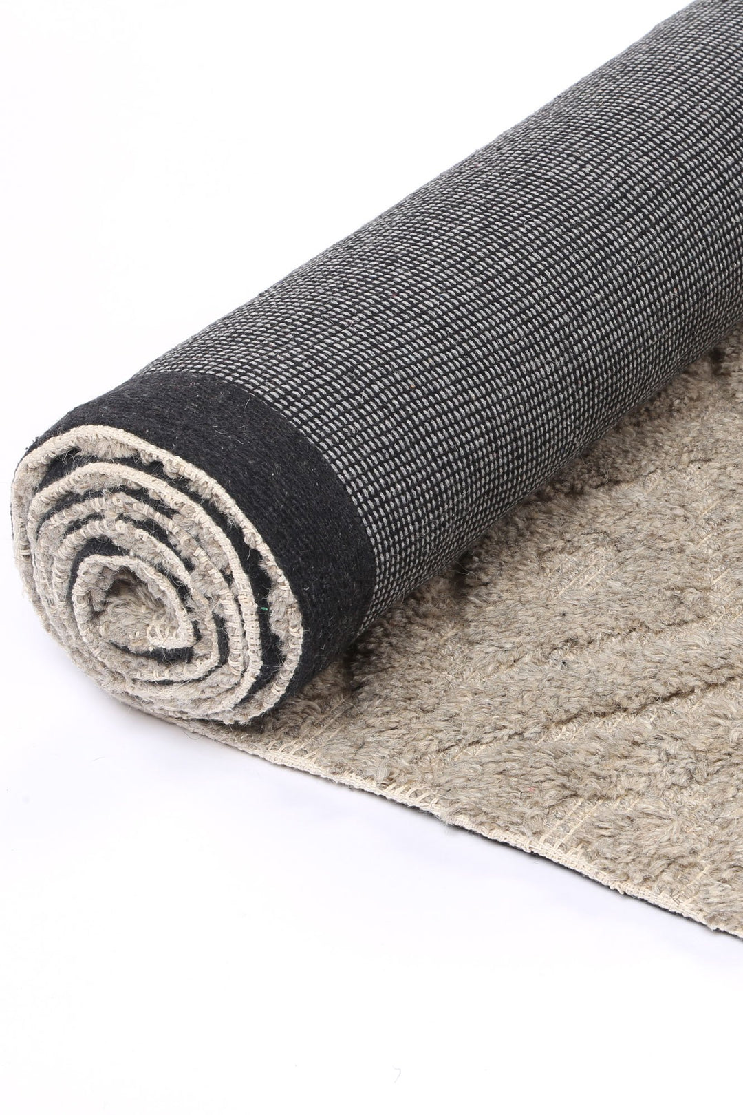 Goa Plush Diamond Ash Rug