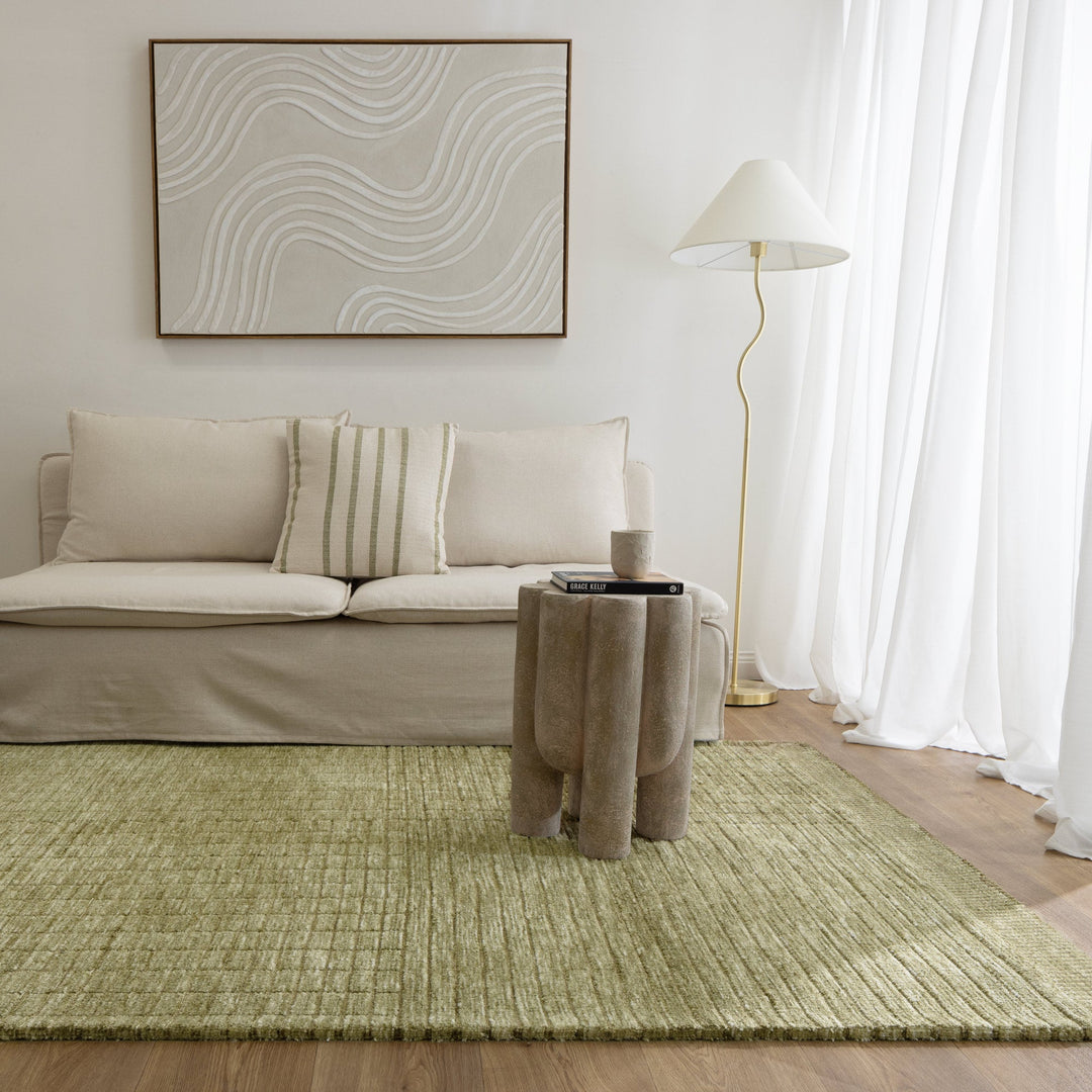 Canyon Green Carved Rug
