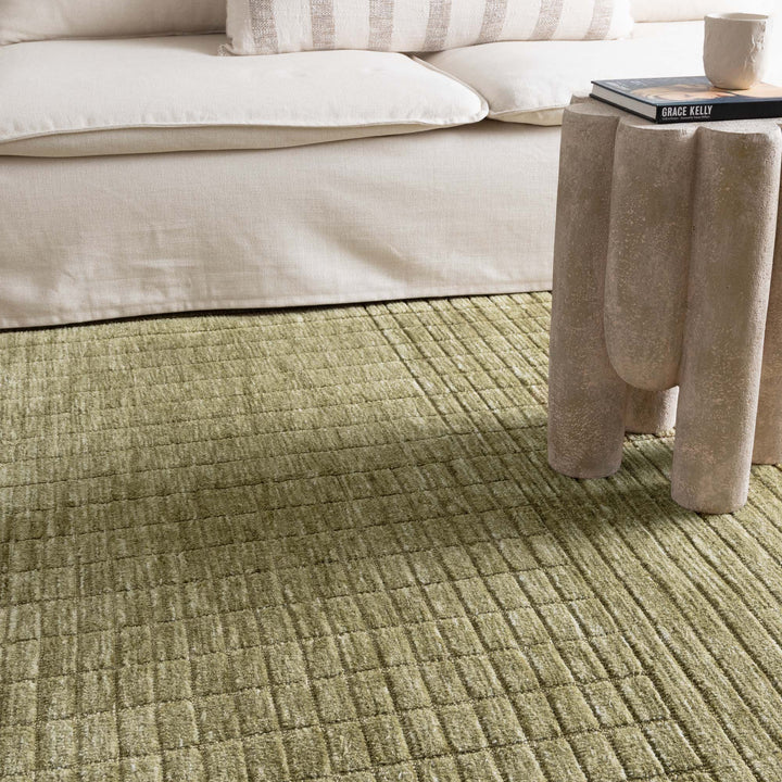 Canyon Green Carved Rug