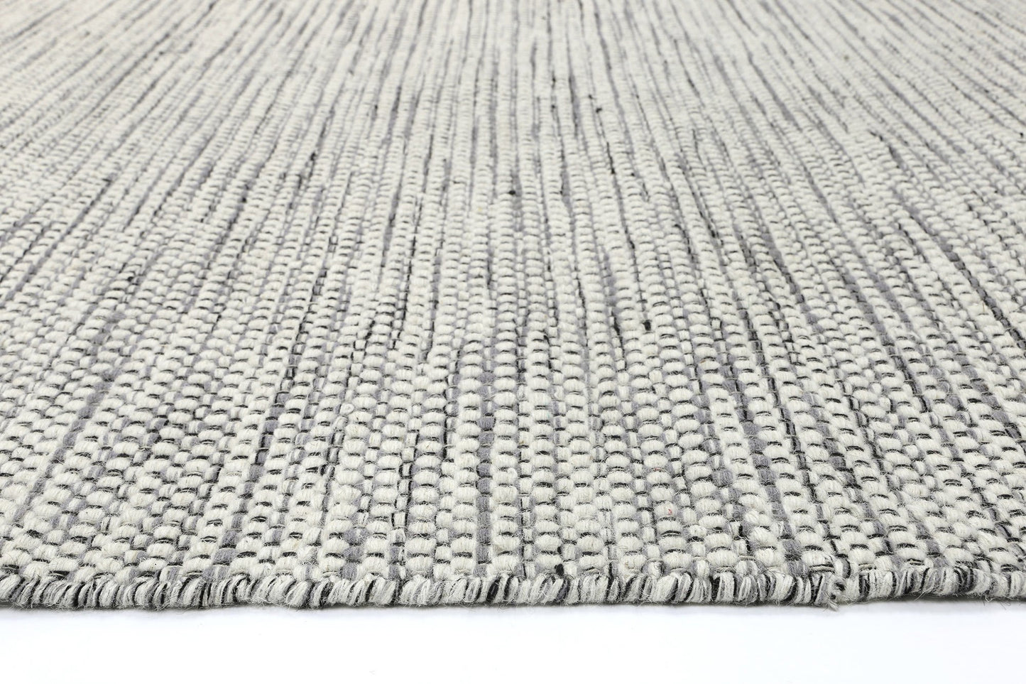 Nordic Grey Reversible Wool Rug