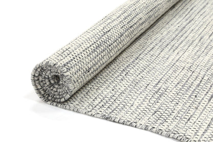 Nordic Grey Reversible Wool Rug