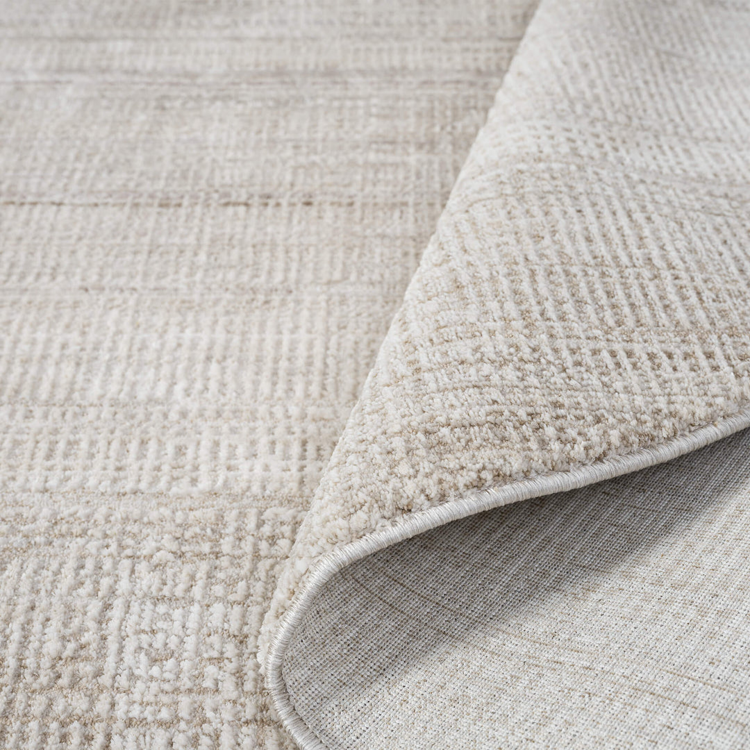 Atelier Texture Linen Weave Sand Round Rug