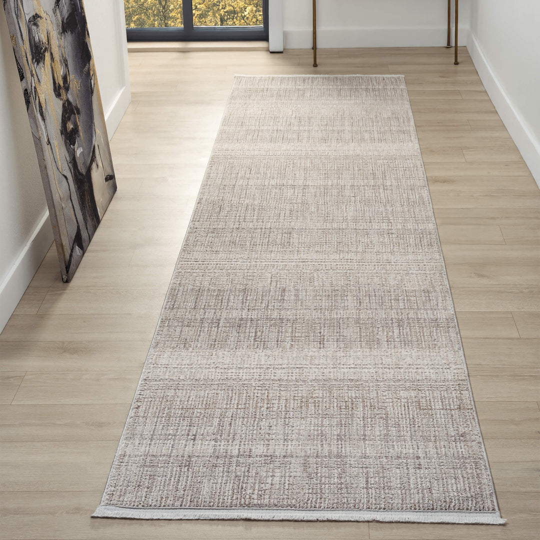 Atelier Texture Linen Weave Sand Runner Rug