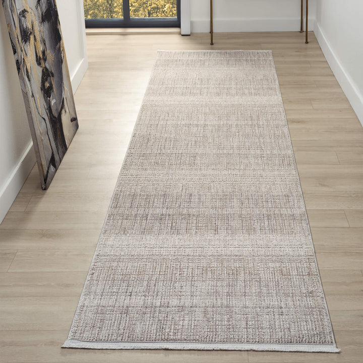 Atelier Texture Linen Weave Sand Runner Rug