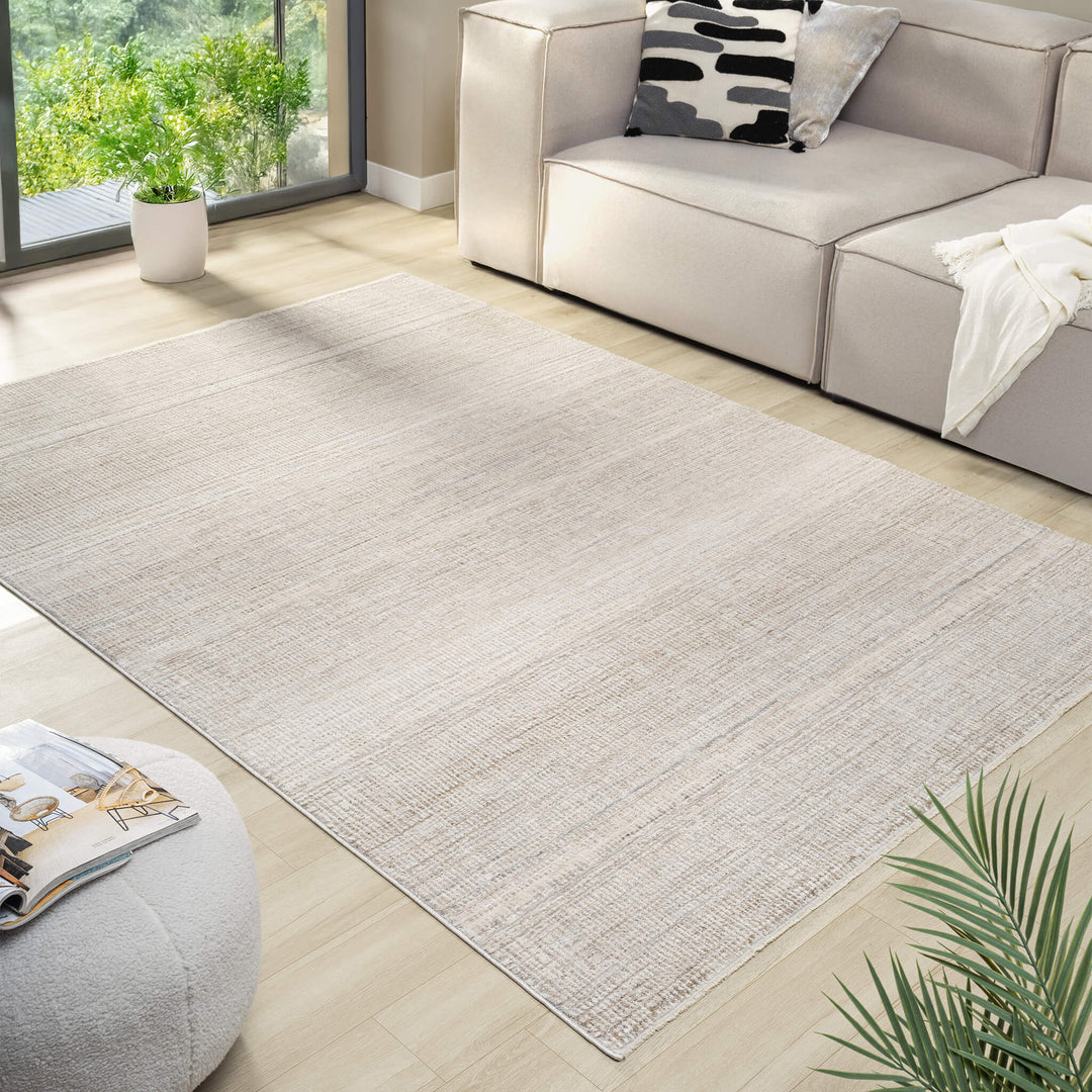 Atelier Texture Linen Weave Sand Rug