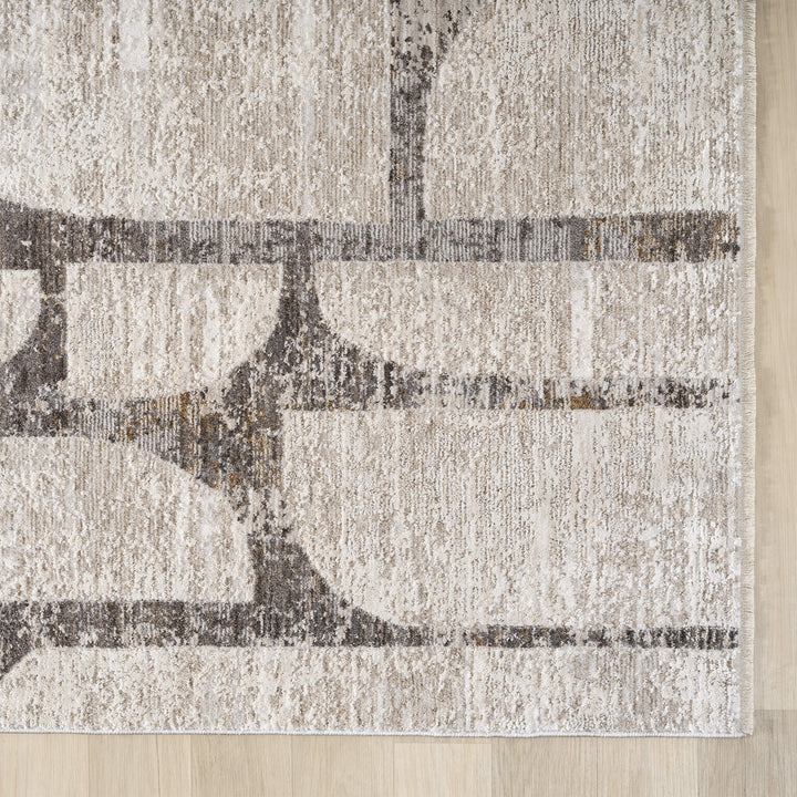 Atelier Texture Cut Stone Beige Rug