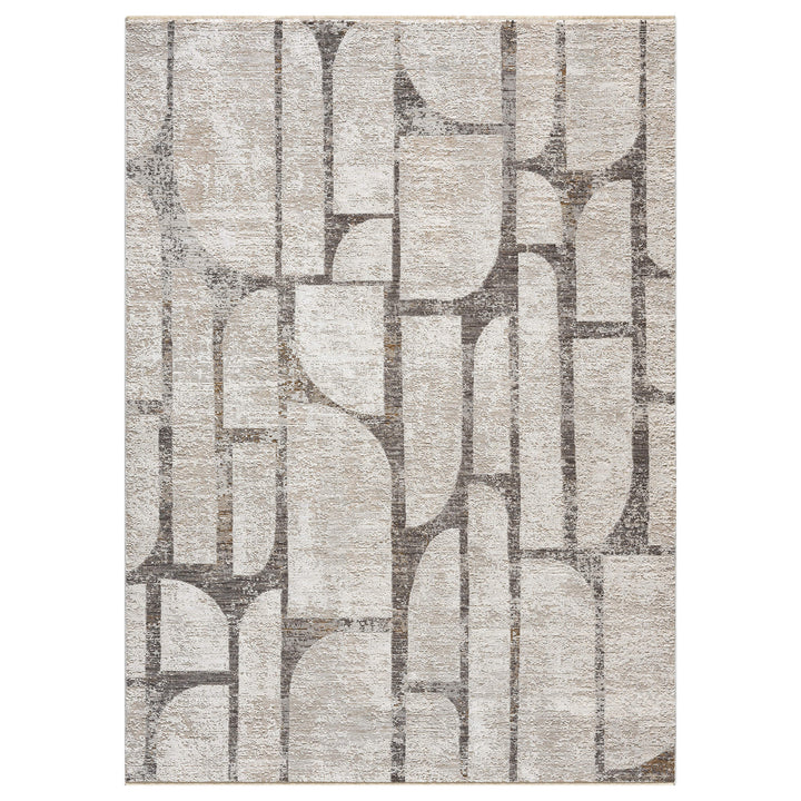Atelier Texture Cut Stone Beige Rug