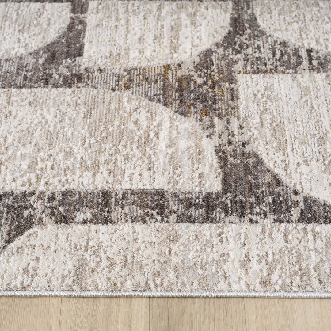 Atelier Texture Cut Stone Beige Rug