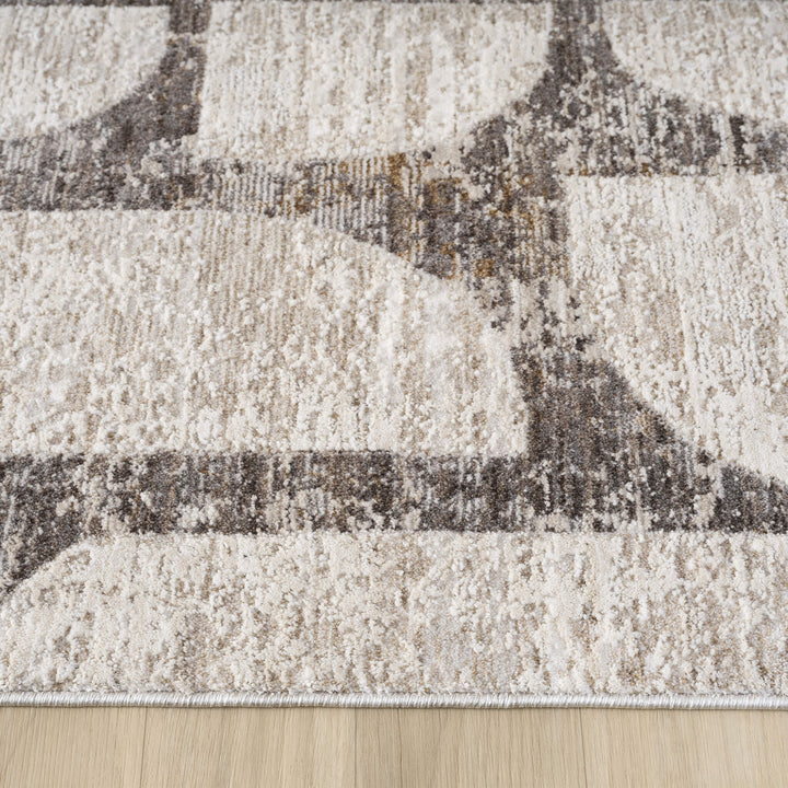 Atelier Texture Cut Stone Beige Rug