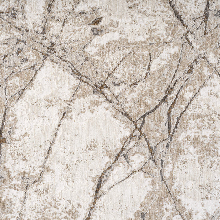 Atelier Texture Marble Vein Ivory Runner Rug