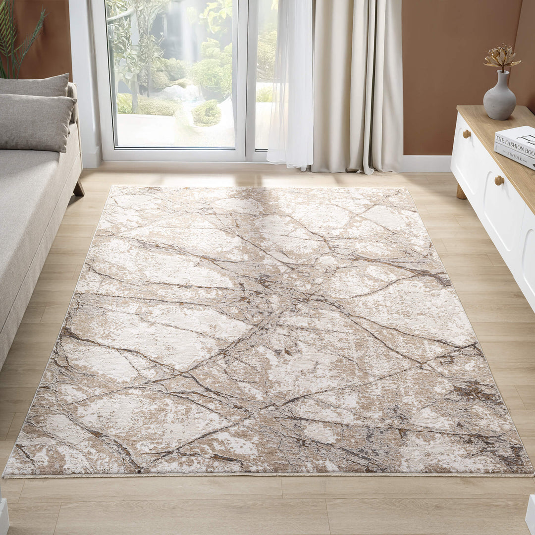Atelier Texture Marble Vein Ivory Rug
