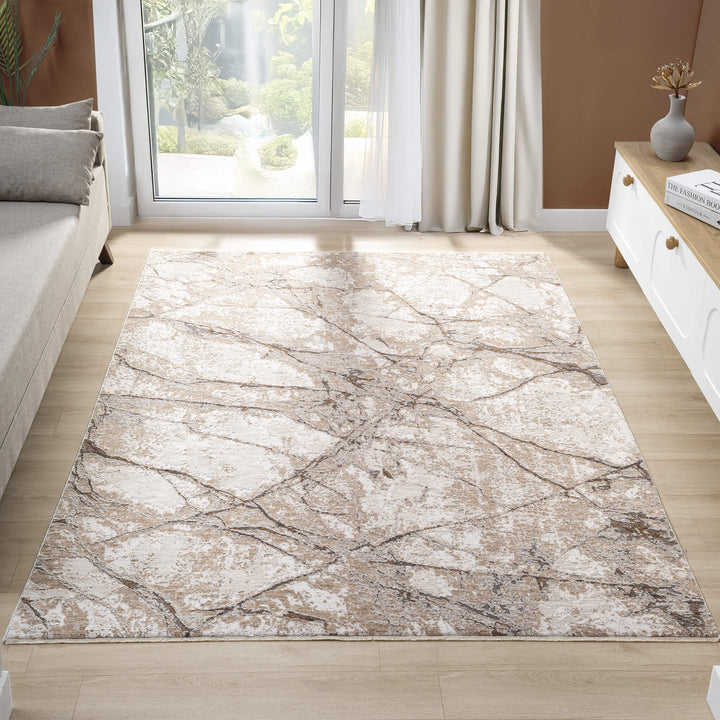 Atelier Texture Marble Vein Ivory Rug