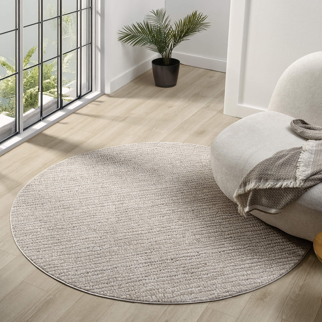 Atelier Texture Woven Oak Round Rug