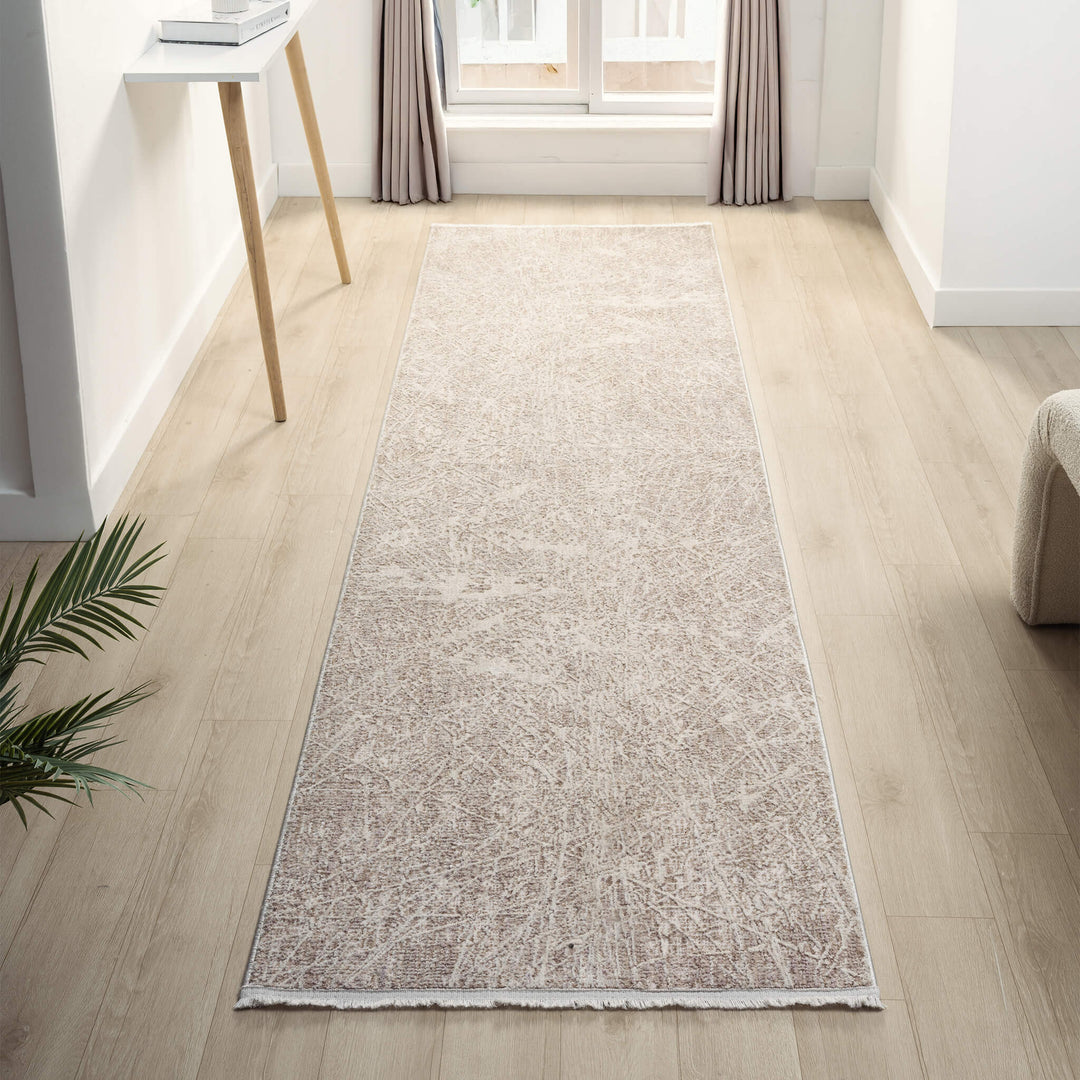 Atelier Texture Radiant Pearl Runner Rug