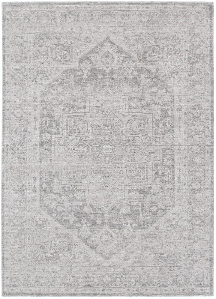 Heritage Distressed Medallion Grey Rug