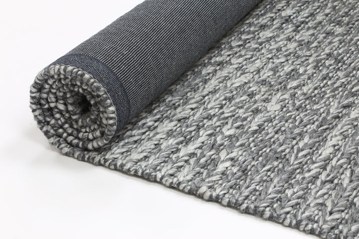 Harlow Cue Charcoal Wool Blend Rug