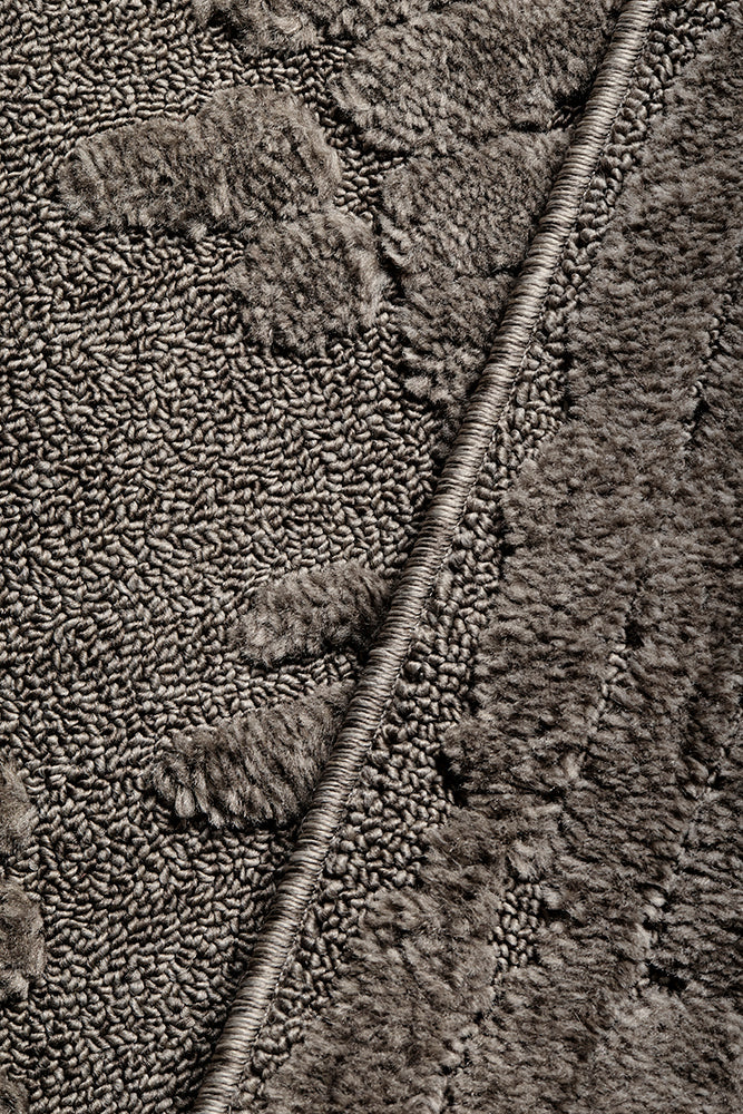 Haven Aliya High-Low Texture Mocha Rug