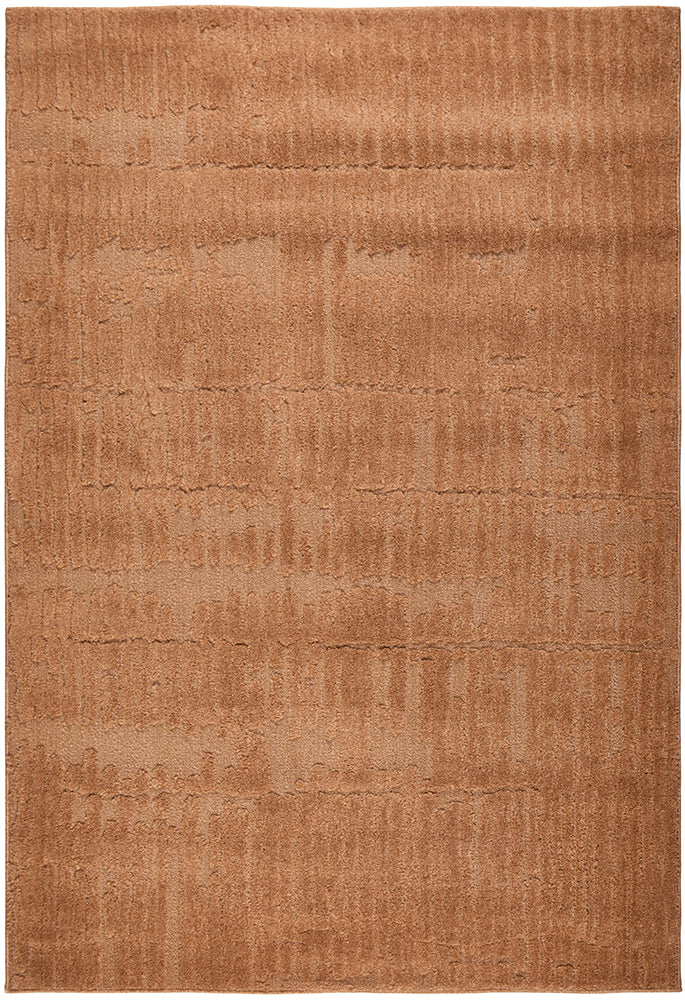Haven Aliya High-Low Texture Rust Rug
