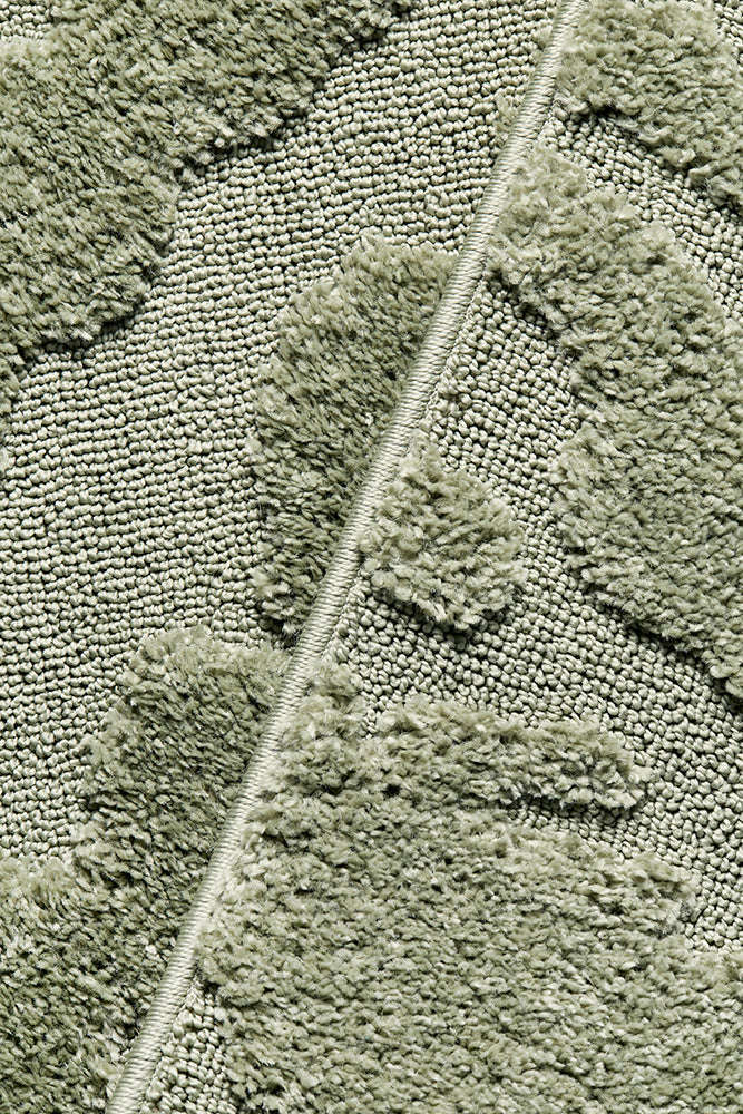 Haven Nyla Sculpted Pattern Green Rug