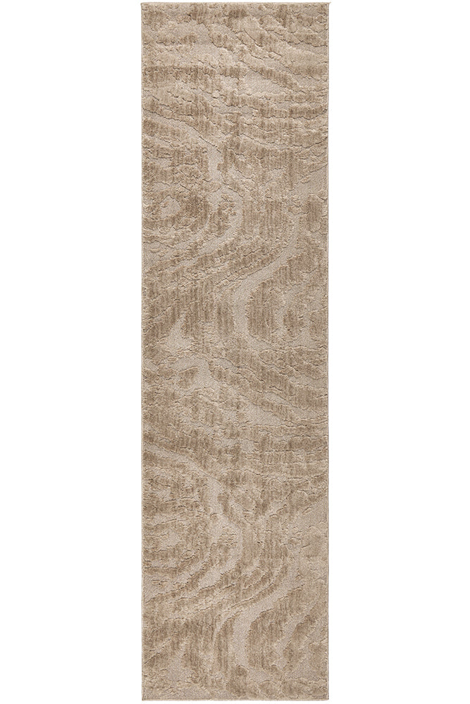 Haven Nyla Sculpted Pattern Latte Rug